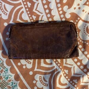 Litco Brown Leather Clutch Wallet